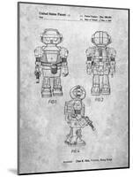 PP1101-Slate Toby Talking Toy Robot Patent Poster-Cole Borders-Mounted Giclee Print