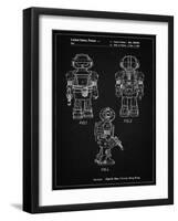 PP1101-Vintage Black Toby Talking Toy Robot Patent Poster-Cole Borders-Framed Giclee Print