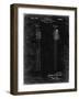 PP1102-Black Grunge Toothbrush Flexible Head Patent Poster-Cole Borders-Framed Giclee Print