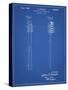 PP1102-Blueprint Toothbrush Flexible Head Patent Poster-Cole Borders-Stretched Canvas