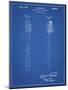 PP1102-Blueprint Toothbrush Flexible Head Patent Poster-Cole Borders-Mounted Giclee Print