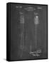 PP1102-Chalkboard Toothbrush Flexible Head Patent Poster-Cole Borders-Framed Stretched Canvas