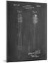 PP1102-Chalkboard Toothbrush Flexible Head Patent Poster-Cole Borders-Mounted Giclee Print