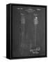PP1102-Chalkboard Toothbrush Flexible Head Patent Poster-Cole Borders-Framed Stretched Canvas