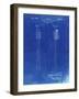 PP1102-Faded Blueprint Toothbrush Flexible Head Patent Poster-Cole Borders-Framed Giclee Print