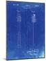PP1102-Faded Blueprint Toothbrush Flexible Head Patent Poster-Cole Borders-Mounted Giclee Print