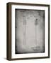 PP1102-Faded Grey Toothbrush Flexible Head Patent Poster-Cole Borders-Framed Giclee Print