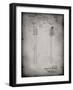 PP1102-Faded Grey Toothbrush Flexible Head Patent Poster-Cole Borders-Framed Giclee Print