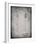 PP1102-Faded Grey Toothbrush Flexible Head Patent Poster-Cole Borders-Framed Giclee Print