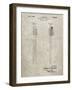 PP1102-Sandstone Toothbrush Flexible Head Patent Poster-Cole Borders-Framed Giclee Print