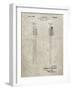 PP1102-Sandstone Toothbrush Flexible Head Patent Poster-Cole Borders-Framed Giclee Print