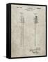 PP1102-Sandstone Toothbrush Flexible Head Patent Poster-Cole Borders-Framed Stretched Canvas