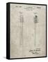 PP1102-Sandstone Toothbrush Flexible Head Patent Poster-Cole Borders-Framed Stretched Canvas