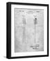 PP1102-Slate Toothbrush Flexible Head Patent Poster-Cole Borders-Framed Giclee Print