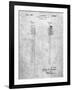 PP1102-Slate Toothbrush Flexible Head Patent Poster-Cole Borders-Framed Giclee Print