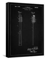 PP1102-Vintage Black Toothbrush Flexible Head Patent Poster-Cole Borders-Framed Stretched Canvas