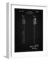 PP1102-Vintage Black Toothbrush Flexible Head Patent Poster-Cole Borders-Framed Giclee Print