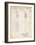 PP1102-Vintage Parchment Toothbrush Flexible Head Patent Poster-Cole Borders-Framed Giclee Print