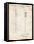 PP1102-Vintage Parchment Toothbrush Flexible Head Patent Poster-Cole Borders-Framed Stretched Canvas