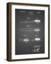 PP1103-Black Grid Toothbrush Flexible Head Patent Poster-Cole Borders-Framed Giclee Print