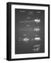 PP1103-Black Grid Toothbrush Flexible Head Patent Poster-Cole Borders-Framed Giclee Print