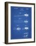 PP1103-Blueprint Toothbrush Flexible Head Patent Poster-Cole Borders-Framed Giclee Print