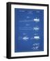 PP1103-Blueprint Toothbrush Flexible Head Patent Poster-Cole Borders-Framed Giclee Print