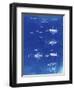 PP1103-Faded Blueprint Toothbrush Flexible Head Patent Poster-Cole Borders-Framed Giclee Print