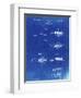 PP1103-Faded Blueprint Toothbrush Flexible Head Patent Poster-Cole Borders-Framed Giclee Print