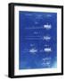 PP1103-Faded Blueprint Toothbrush Flexible Head Patent Poster-Cole Borders-Framed Giclee Print