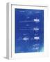 PP1103-Faded Blueprint Toothbrush Flexible Head Patent Poster-Cole Borders-Framed Giclee Print