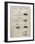 PP1103-Sandstone Toothbrush Flexible Head Patent Poster-Cole Borders-Framed Giclee Print