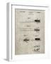 PP1103-Sandstone Toothbrush Flexible Head Patent Poster-Cole Borders-Framed Giclee Print