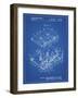 PP1104-Blueprint Toshiba Cassette Tape Recorder Patent Poster-Cole Borders-Framed Giclee Print