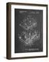 PP1104-Chalkboard Toshiba Cassette Tape Recorder Patent Poster-Cole Borders-Framed Giclee Print