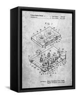 PP1104-Slate Toshiba Cassette Tape Recorder Patent Poster-Cole Borders-Framed Stretched Canvas