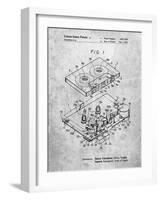 PP1104-Slate Toshiba Cassette Tape Recorder Patent Poster-Cole Borders-Framed Giclee Print