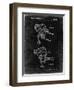 PP1107-Black Grunge Mattel Space Walking Toy Patent Poster-Cole Borders-Framed Premium Giclee Print