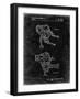 PP1107-Black Grunge Mattel Space Walking Toy Patent Poster-Cole Borders-Framed Giclee Print