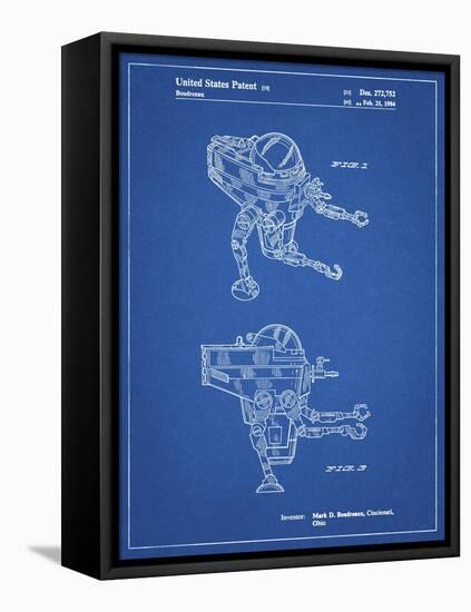 PP1107-Blueprint Mattel Space Walking Toy Patent Poster-Cole Borders-Framed Stretched Canvas