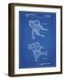 PP1107-Blueprint Mattel Space Walking Toy Patent Poster-Cole Borders-Framed Giclee Print