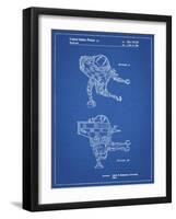 PP1107-Blueprint Mattel Space Walking Toy Patent Poster-Cole Borders-Framed Giclee Print