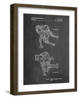 PP1107-Chalkboard Mattel Space Walking Toy Patent Poster-Cole Borders-Framed Giclee Print