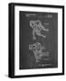 PP1107-Chalkboard Mattel Space Walking Toy Patent Poster-Cole Borders-Framed Giclee Print