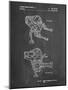 PP1107-Chalkboard Mattel Space Walking Toy Patent Poster-Cole Borders-Mounted Giclee Print