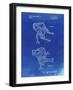 PP1107-Faded Blueprint Mattel Space Walking Toy Patent Poster-Cole Borders-Framed Giclee Print