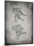 PP1107-Faded Grey Mattel Space Walking Toy Patent Poster-Cole Borders-Mounted Giclee Print