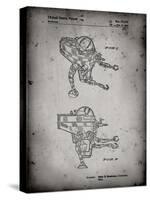PP1107-Faded Grey Mattel Space Walking Toy Patent Poster-Cole Borders-Stretched Canvas