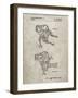 PP1107-Sandstone Mattel Space Walking Toy Patent Poster-Cole Borders-Framed Giclee Print