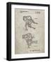 PP1107-Sandstone Mattel Space Walking Toy Patent Poster-Cole Borders-Framed Giclee Print